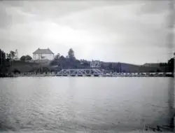 Hamar, Åkersvika, Mjøsflommen 1927, Vangsvegen over Disen br