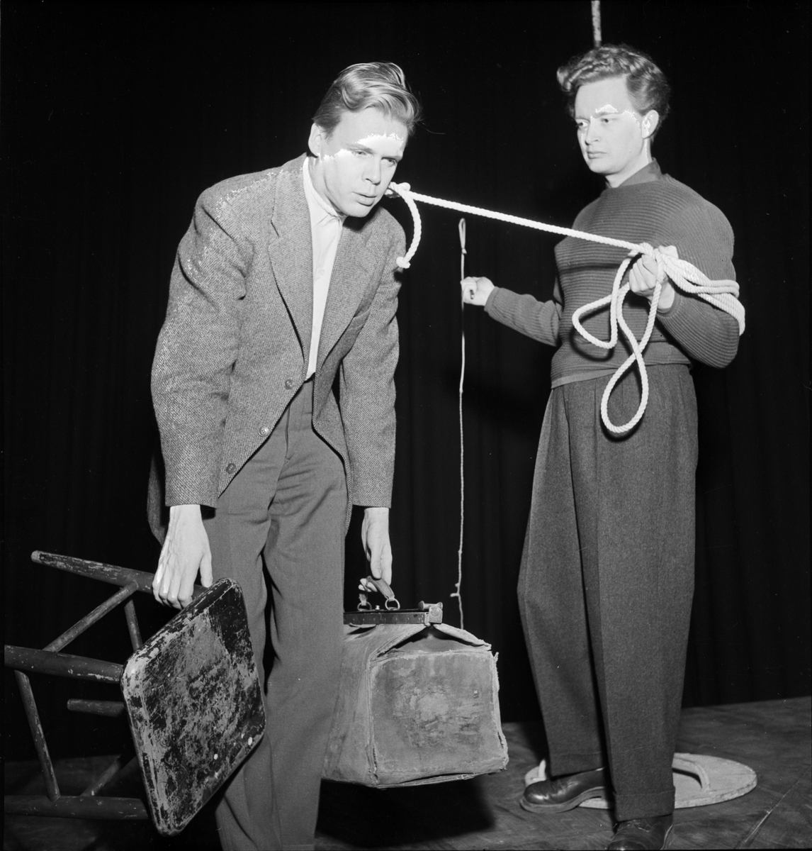 Teaterproduktion, Uppsala 1954