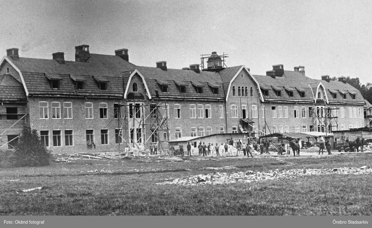 Byggande av sanatorium