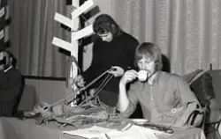 Fra aktivitetsmesse/"høsttreff" på "huset" i november 1974.