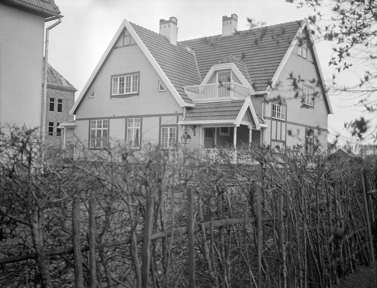 Lektor Karl Beckmans villa i Linköping 1906.