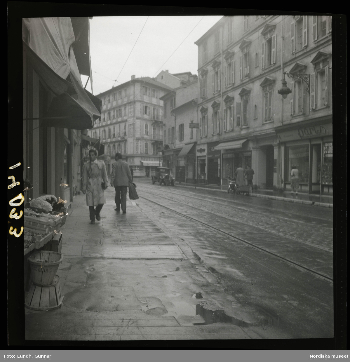 1950. Frankrike. Regntung gata