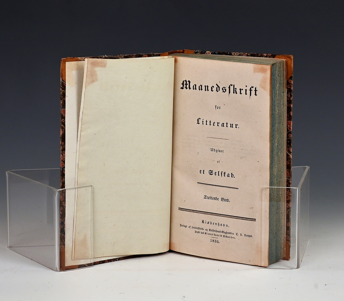 Maanedsskrift for litteratur. Trettende bind. Kbhv. 1835.