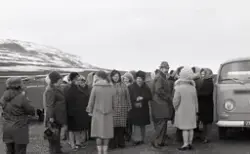20 kvinner fra Barentsburg og Pyramiden på besøk hos husmorl