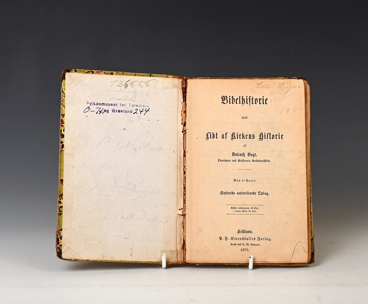 Vogt, V. Bibelhistorie. Syttende out. Opl. Kr.a. 1879.