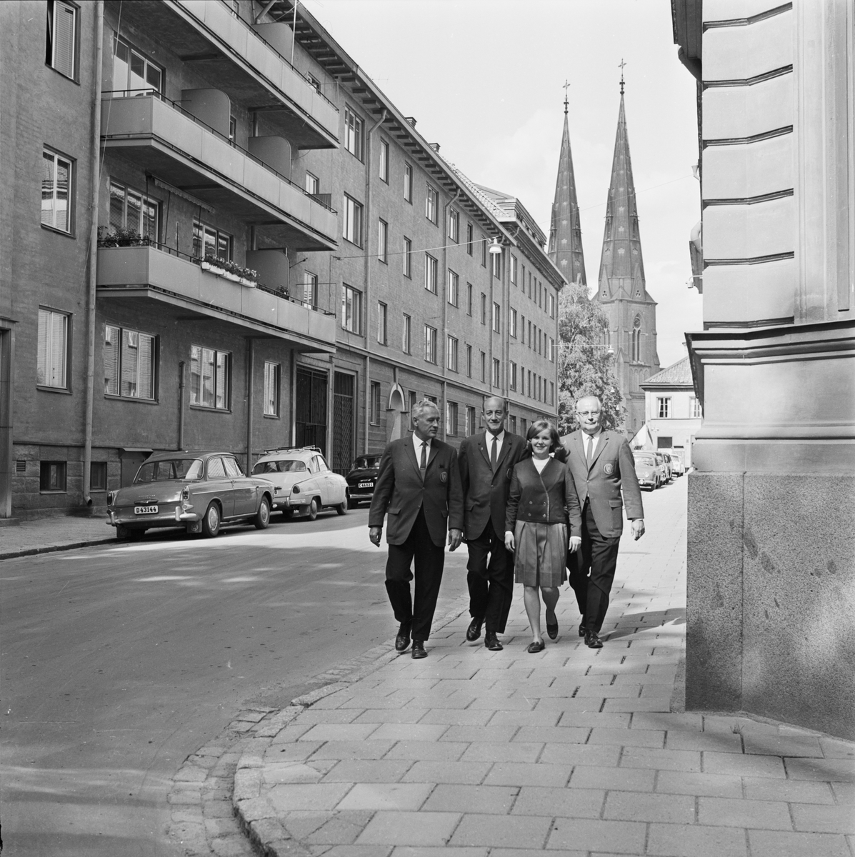 Svea söner sångkör, sångkör från USA på besök, 1965