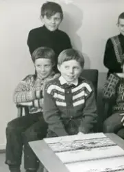 Sarnes. En gruppe elever på Solvang internatet. 1963-1970.