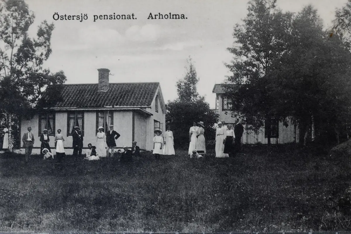 Östersjö pensionat, Skeppsmyra förmodligen omkring 1910.