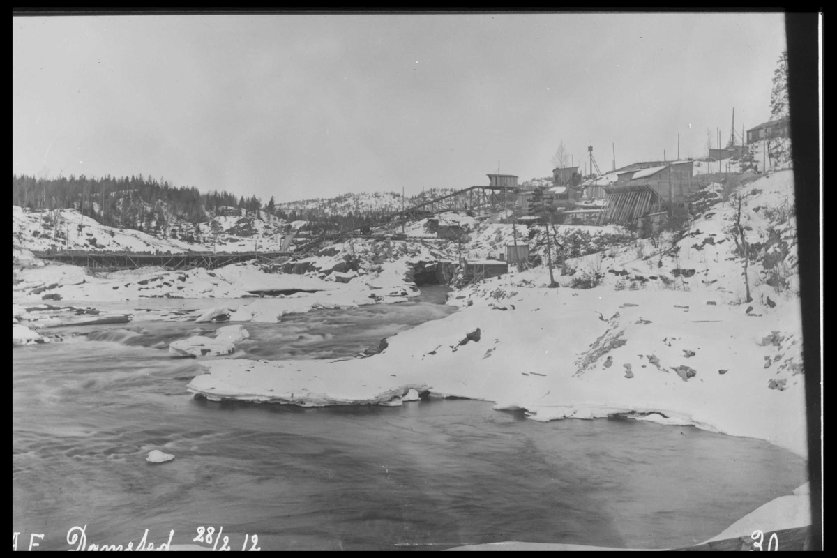 Arendal Fossekompani i begynnelsen av 1900-tallet
CD merket 0565, Bilde: 21
Sted: Haugsjå
Beskrivelse: Damområdet