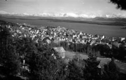 Molde by sett fra nord..(Bilde tatt mellom 18.03.1951 og 08.