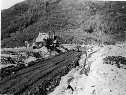 Oslo Lysverker. Kraftutbygginga. Bygging av dam Strandevatn.