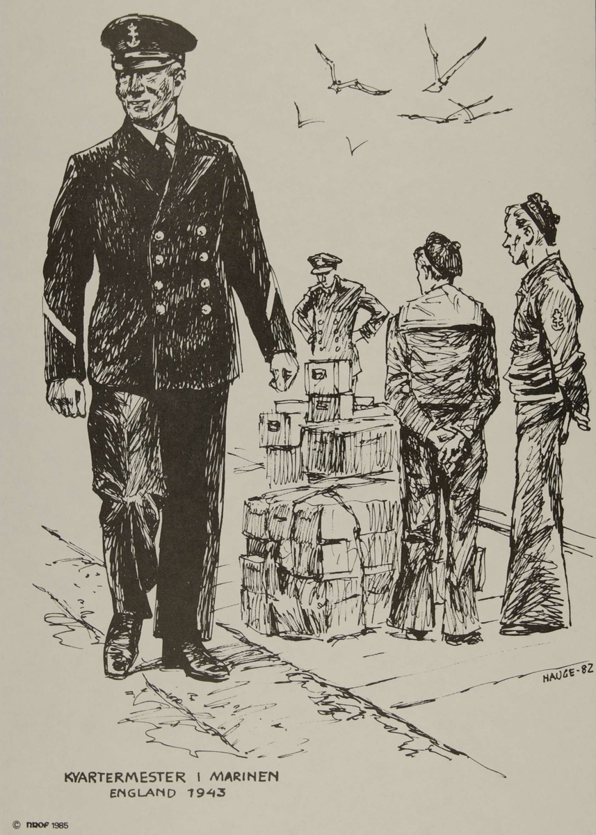 Kvartermester i Marinen, england 1943.