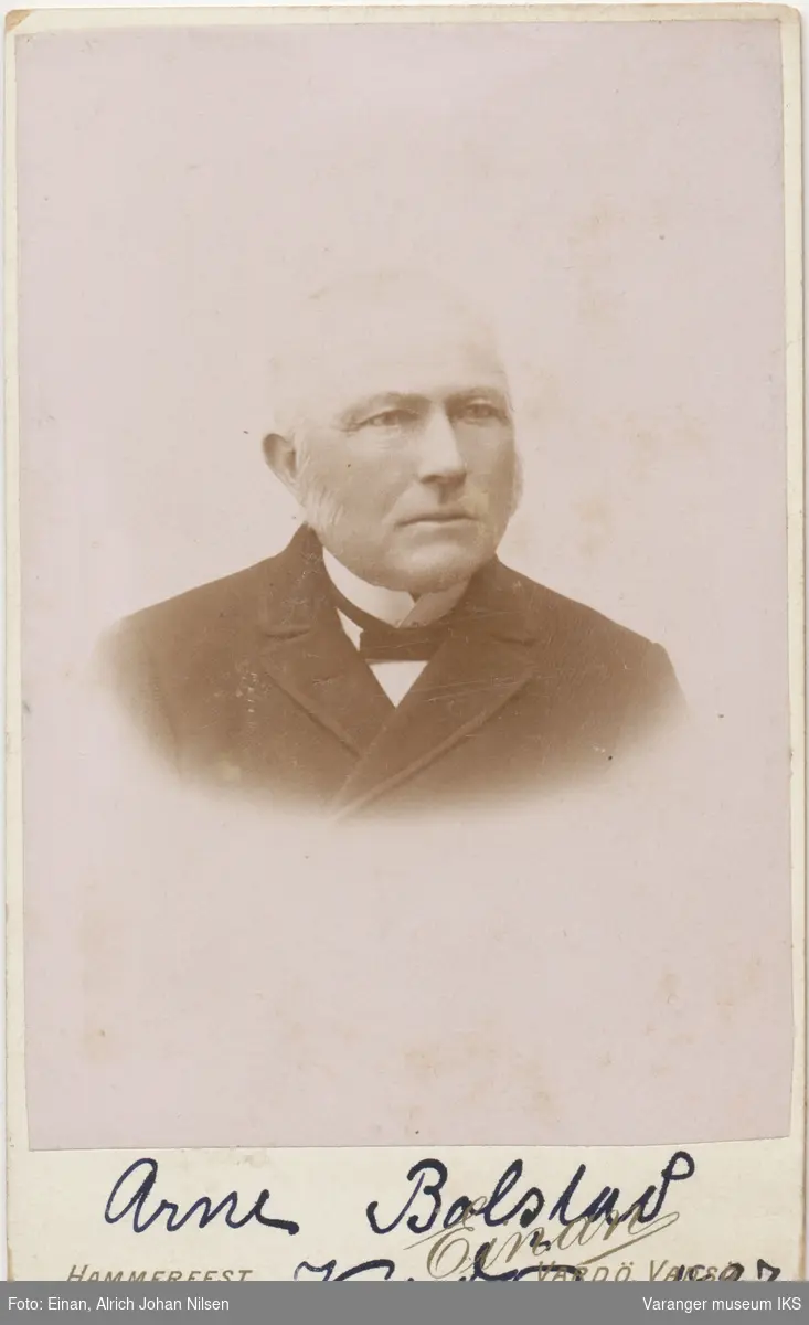 Portrett, Arne Østensen Bolstad, 1897