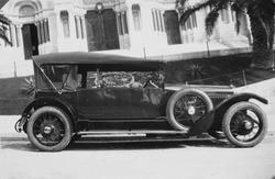 Familien Wilhelm August Thams' bil, Delage 1920-modell, uten
