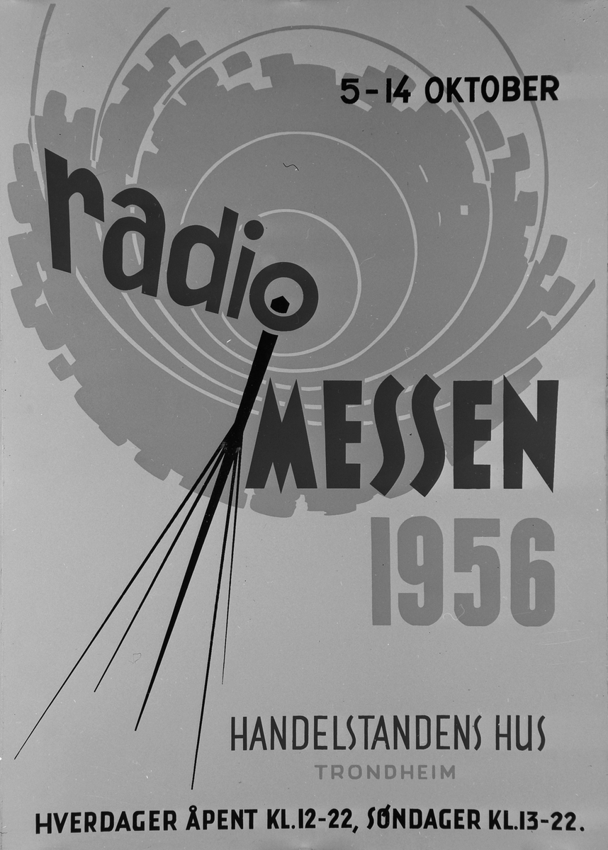 Radiomessen 1956 - plakat