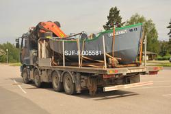 Varpebåten «Lykkjeknut» fra Sørlistøa fløtermuseum ved Osens