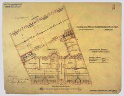Nybygning for N. Ingebrigtsens enke, Aalesund [Arbeidstegnin