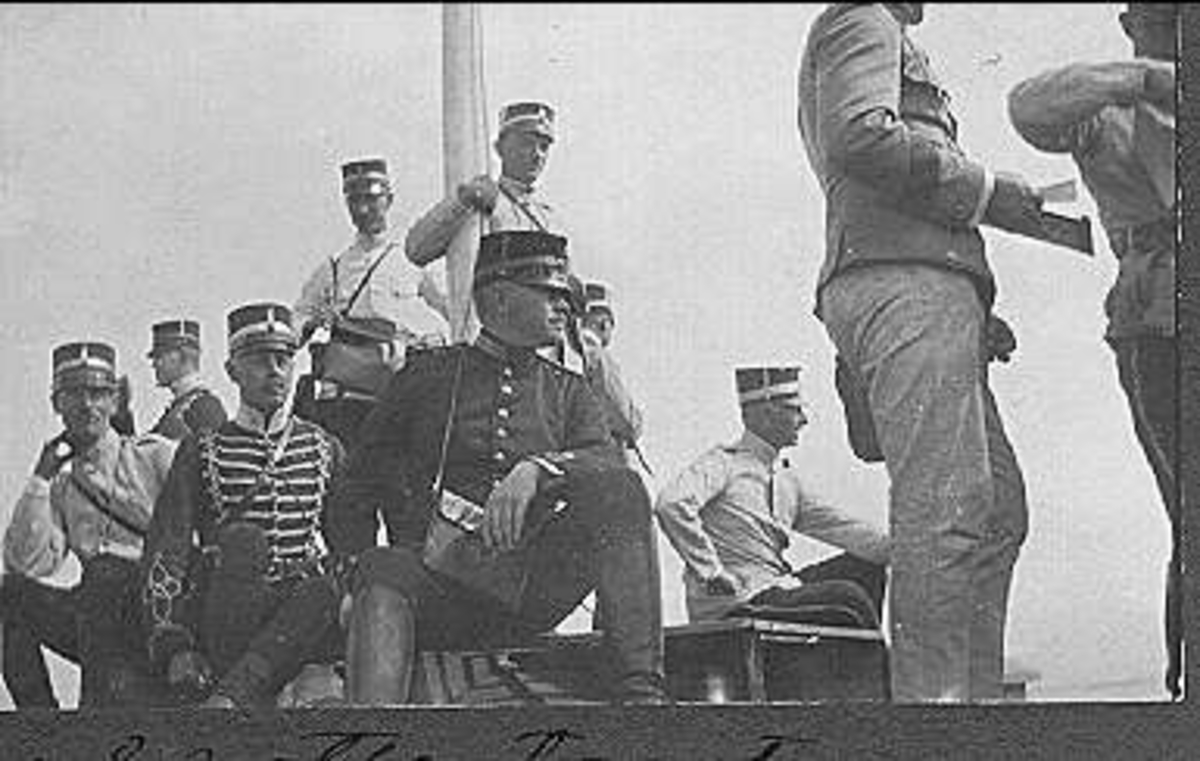 Officersövning 1913