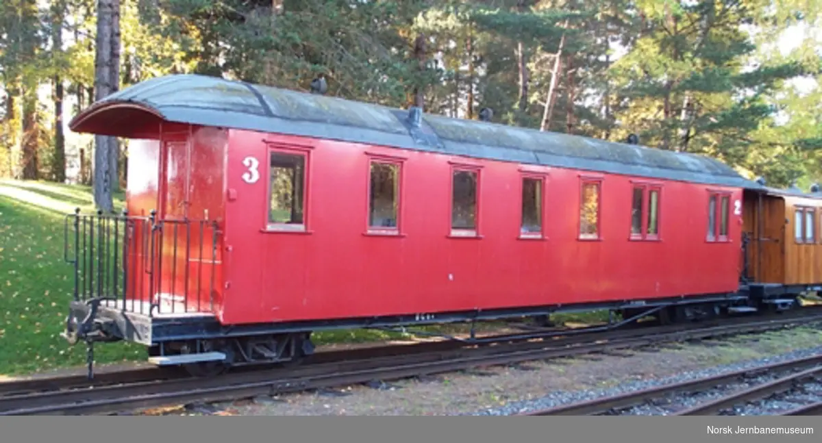 Personvogn litra BCo nr. 4 fra Aurskog-Hølandbanen