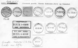 Stempelkatalog 6082, Gursken (Gurskebotn), Ålesund, Sande, M