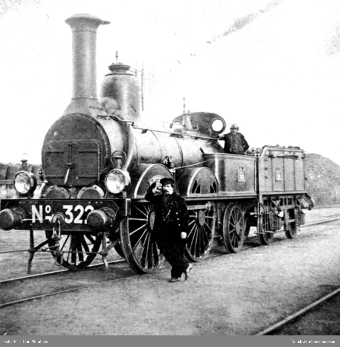 Damplokomotiv tilhørende det franske PLM-selskapet, nr. 322