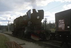 Skifting med damplok type 30b nr 347 på Reinsvoll stasjon