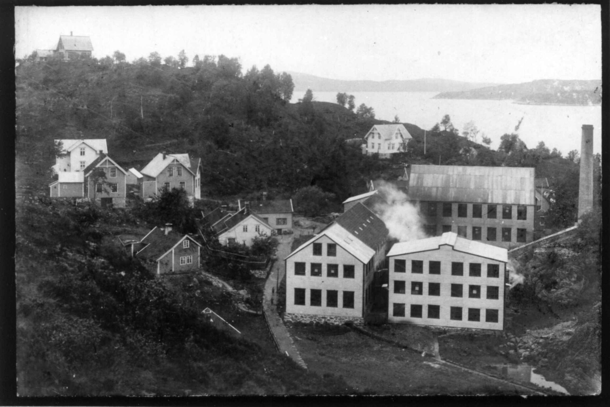 Tekstilfabrikk, Salhus Væverier AS (1894-ca. 1978), Åsane, Bergen.