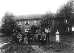 Nordre Asak, Sørum, Akershus ca. 1890-årene. Bildet viser de