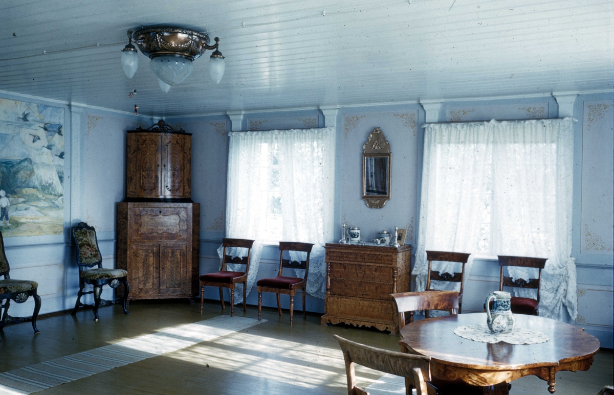 Spisestue interiør. fra grunnan gård på vikna i nord trøndelag ... Spisestue fra 1920