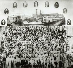 Personalalbum fra Christiania Seildugsfabrik, påbegynt i 195