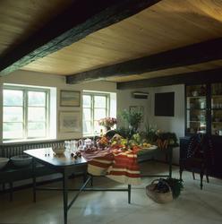 Kjøkken i gammelt, nyrestaurert våningshus. Fotografert for 