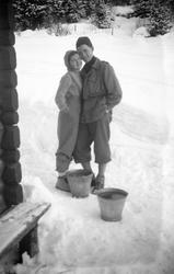 Gudrun (Guri) Arentz Waaler og hennes mann Bjarne Arentz Waa