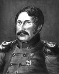 Avfotografering.Portrett, mann i uniform. Avfotografert mal