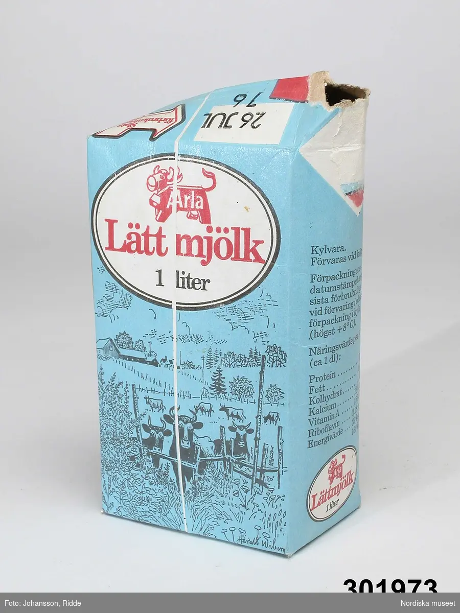 Mjölkförpackning