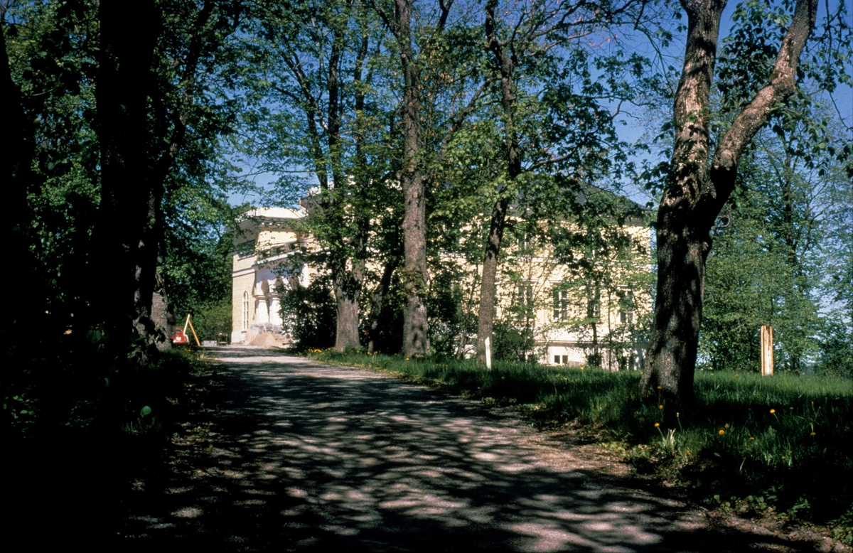 Huvudbyggnaden på Aske gård, Håtuna socken, Uppland 1970