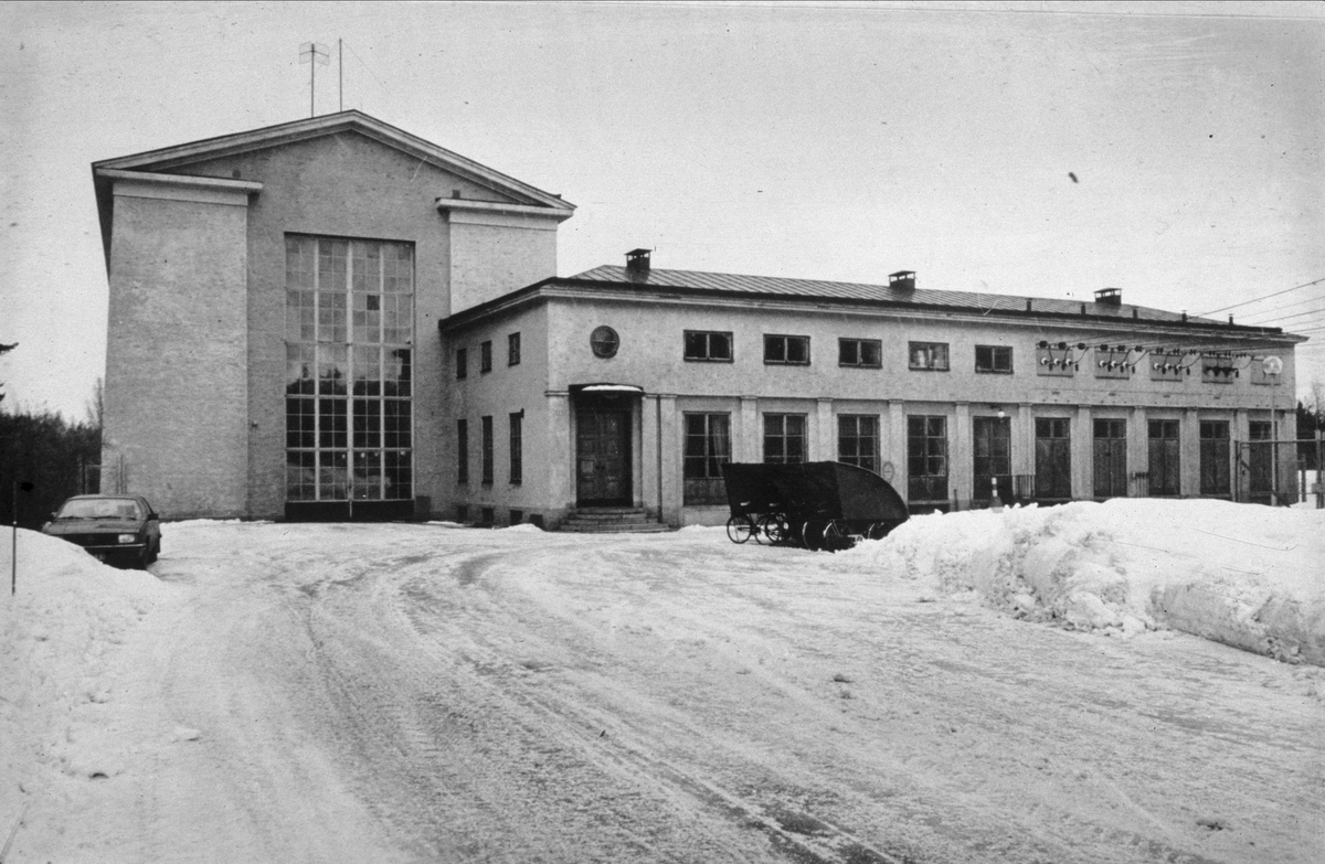 Lanforsens kraftverk, Älvkarleö, Älvkarleby socken, Uppland 1984
