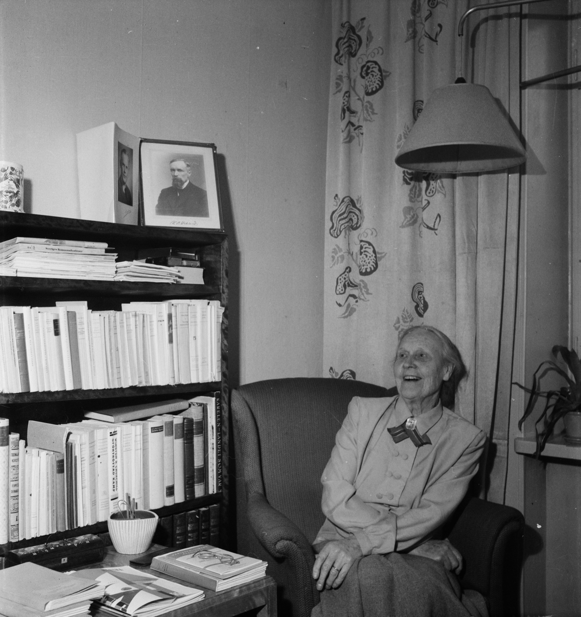 Gertrud Wiklund i hemmet på Höganäsgatan