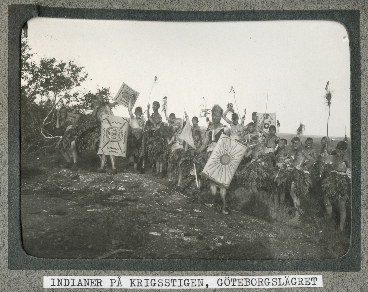 "Indianer på krigsstigen, Göteborgslägret"