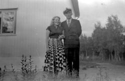 Gulborg Severinsen og Karl Severinsen, Sønnli ca. 1955.