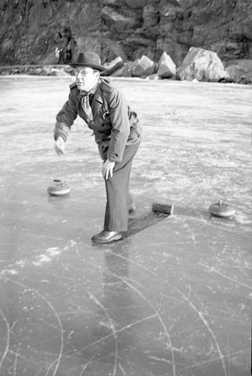 Curlingspel, Skeppsviken 1950.