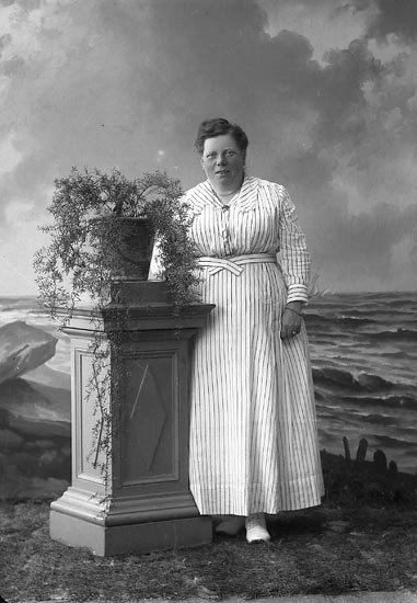 Enligt fotografens journal nr 4 1918-1922: "Nilsson, Fr. Anna Sveatryckeriet Gbg".