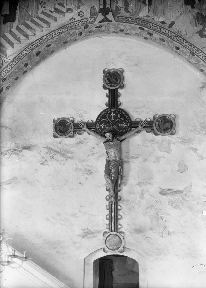 Triumfkrucifix i Härkeberga kyrka, Härkeberga socken, Uppland