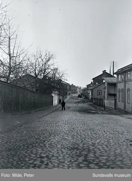 "Storgatan från Grönborgs den 22/4 1900".