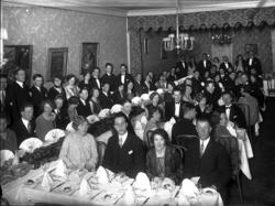 interiør, selskapslokale, oppdekning, festmåltid, mennesker