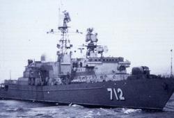 Russisk fartøy av Tallin - klassen Neustrashimy med nr. 712