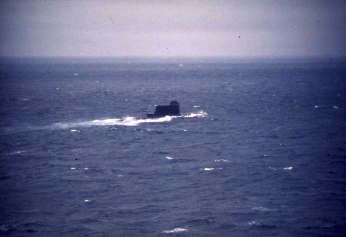 Russisk ubåt av Mod. Golf II - klassen.