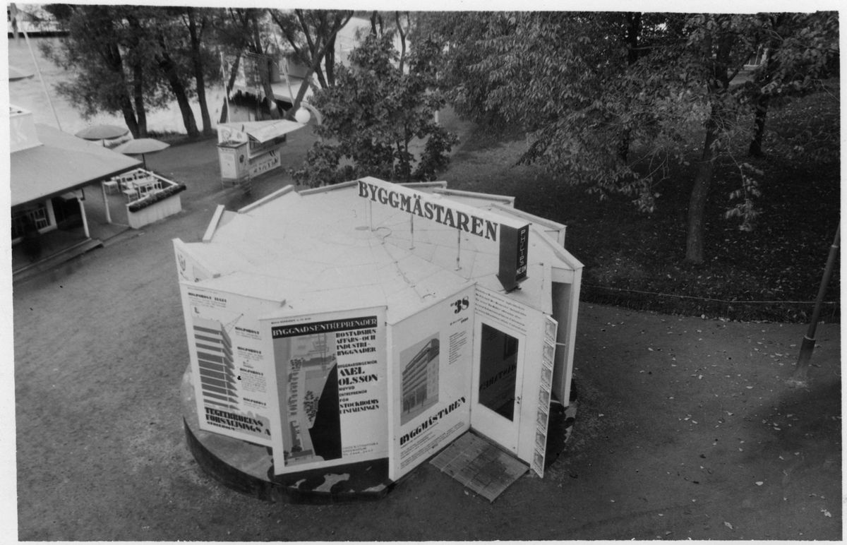 Stockholmsutställningen 1930
Tidskriften Byggmästarens paviljong.
