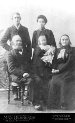 Familien til Aleksander Olsen Einan og Anna Olava Mortensdat