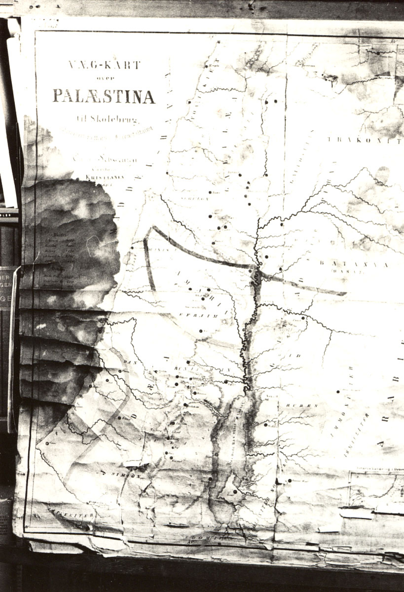Skolekart over Palestinia.