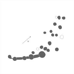 PREHISTORIC CUP MARKS AT NAVNEBERGET, STANGE